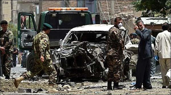 افغانستان: بینک کے باہرکار بم دھماکا، 29افراد ہلاک
