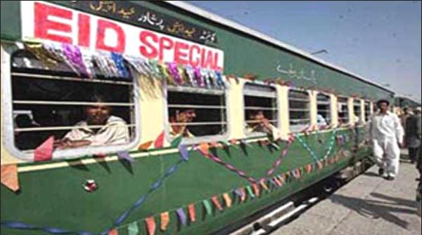 دوسری عید ٹرین آج کراچی سے لاہور جائے گی
