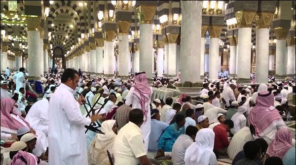 حرم شریف اور مسجد نبوی میں نماز عید کی ادائیگی