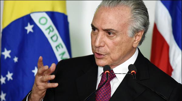 برازیل کے صدر نے کرپشن الزامات مسترد کردیئے