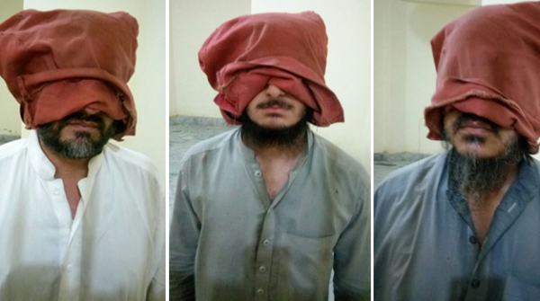 پشاور میں سی ٹی ڈی کی کارروائی، 3 ملزمان گرفتار