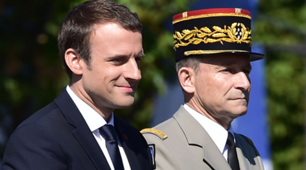 فرانسیسی آرمی چیف نے صدر سے اختلافات کے بعد عہدے سے استعفیٰ دیدیا
