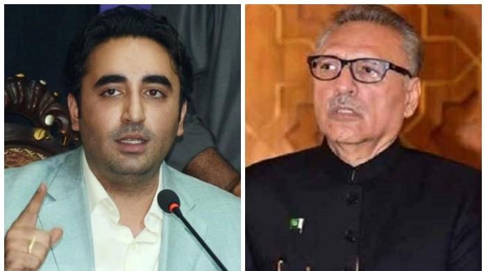 فائز عیسیٰ کیس، بلاول کا صدر سے مستعفی ہونے، فروغ نسیم اور شزاد اکبر کو عہدوں سے ہٹانے کا مطالبہ