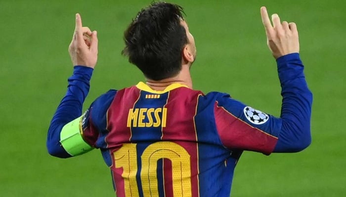 ارجنٹائن اور ایف سی بارسی لونا کے معروف فٹ بال کھلاڑی لیونل میسی کی تصویر دنیا کی سب سے زیادہ پسند کی جانے والی تصویر بن گئی۔ فوٹو: فائل