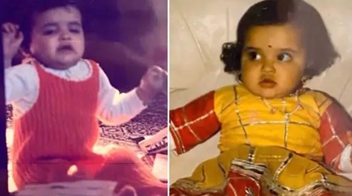 تصویر میں موجود صحت مند بچی کونسی مشہور اداکارہ ہے؟