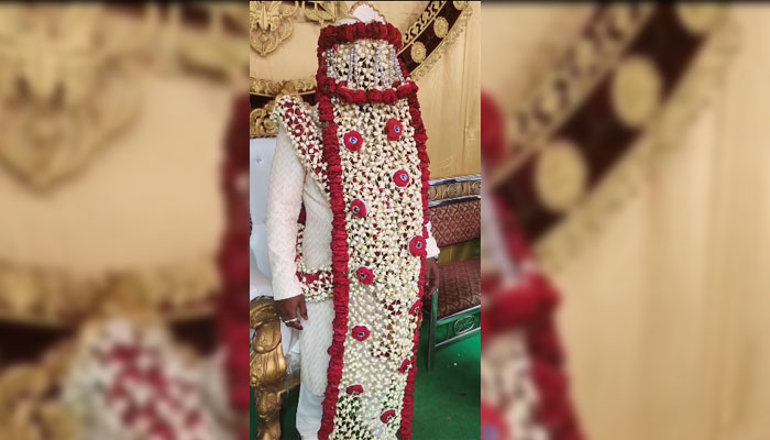 شادی کے خصوصی لباس میں سہرے کو ایک خاص اہمیت حاصل ہے: ویڈیو اسکرین گریب