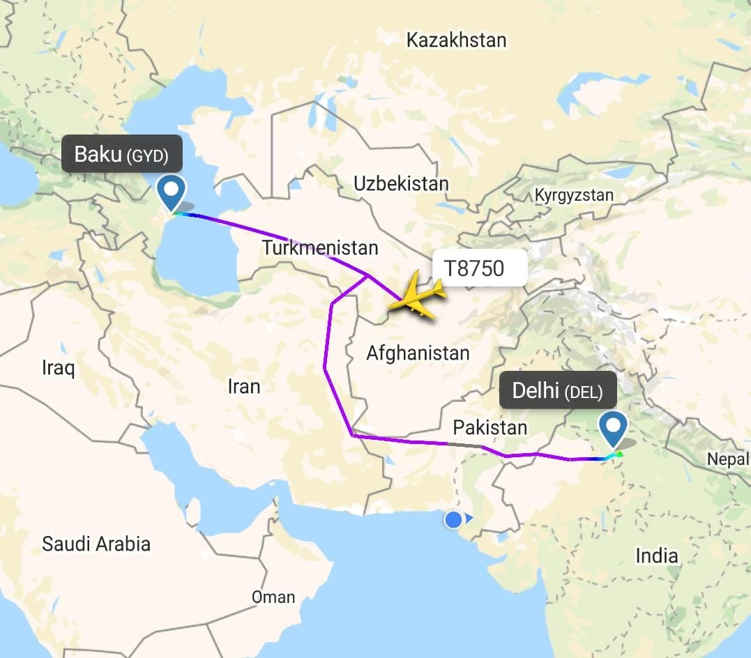 نئی دہلی جانیوالی دو پروازوں کے ساتھ افغانستان کی فضائی حدود میں گھسنے پر کیا ہوا؟