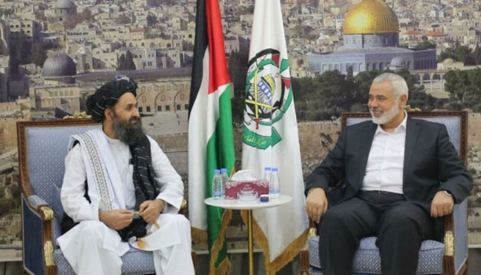 دونوں رہنماؤں کی ملاقات قطر کے دارالحکومت دوحا کے نامعلوم مقام پر ہوئی، اسرائیلی اخبار کا دعویٰ— فوٹو: اسرائیلی اخبار آفیشل