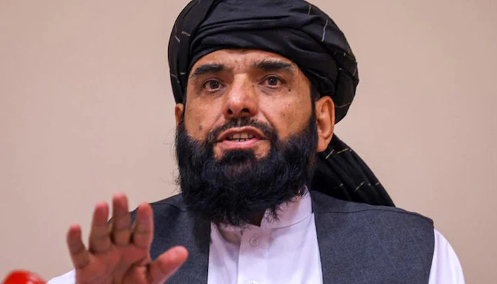 سہیل شاہین نے اسے طالبان کے خلاف پروپیگنڈا قرار دیا______فوٹو فائل