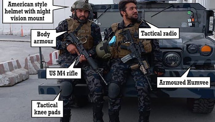 طالبان کی بدری 313 بٹالین جدید ترین اسلحے سے لیس ہوتی ہے۔ فوٹو: فائل