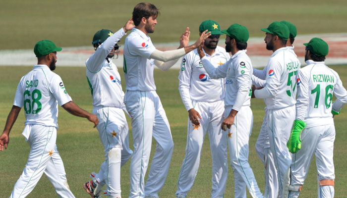 پاکستان کی جانب سے شاہین آفریدی نے 3 کھلاڑیوں کو آؤٹ کیا۔ فوٹو: آئی سی سی