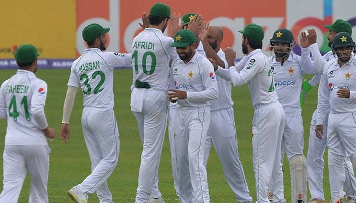 ‏ دو ٹیسٹ میچز کی سیریز میں پاکستان کو ایک صفر کی برتری حاصل ہے—فوٹو: آئی سی سی