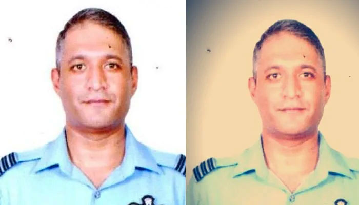 بھارتی فضائیہ کے مطابق زخمی ملنے والے شخص کی شناخت بھارتی فضائیہ کے گروپ کیپٹن ورون سنگھ کے نام سے ہوئی ہے— فوٹو: بھارتی میڈیا