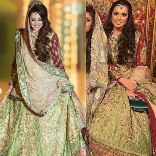 Maryam Nawaz's daughter adorns her brother's henna with her henna seal and light green lehenga