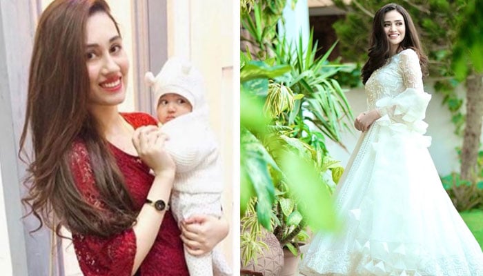 انسٹاگرام پر ثناء جاوید سے مشابہت رکھنے والی خاتون کی تصاویر کو اداکارہ کے ہمراہ شیئر کرتے ہوئے دونوں کا موازنہ کیا جارہا ہے: فوٹو سوشل میڈیا