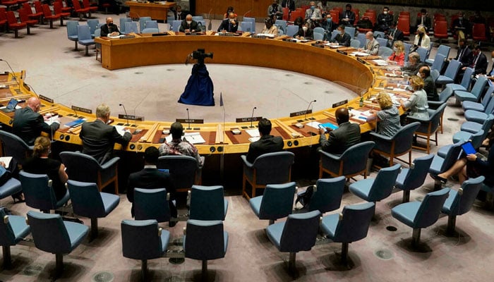 امریکا نےشمالی کوریا کے میزائل تجربات پر اقوام متحدہ کی سلامتی کونسل کا اجلاس طلب کرلیا۔ —فوٹو: فائل
