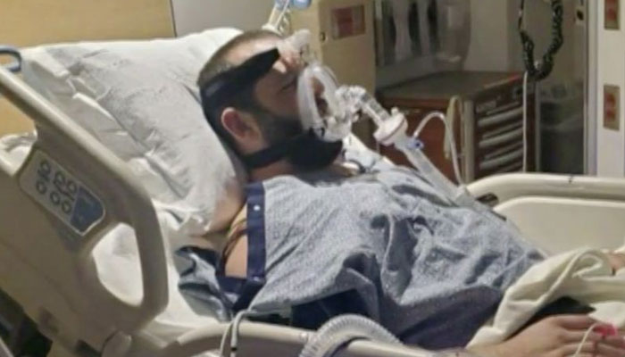 امریکی شہر بوسٹن کے بریگھم اور ویمنز اسپتال نے 31 سالہ مریض فرگوسن کی دل کی پیوند کاری کرنے سے جزوی انکار کردیا کیونکہ اس نے کورونا ویکسین نہیں لگوائی ہوئی تھی۔ —فوٹو: بی بی سی