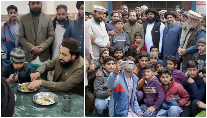 میری طرف سے دارالشفقت میں دعوت ولیمہ صرف بچوں کیلئے ہے، سعد رضوی کا بیان— فوٹو: سوشل میڈیا