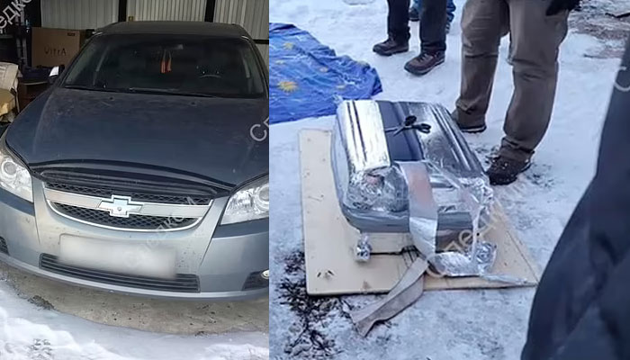 ایک سال سے گمشدہ 23 سالہ روسی ماڈل گریٹا ویڈلر کی لاش کار میں ایک سوٹ کیس سے برآمد ہوئی۔ —فوٹو: ڈیلی میل