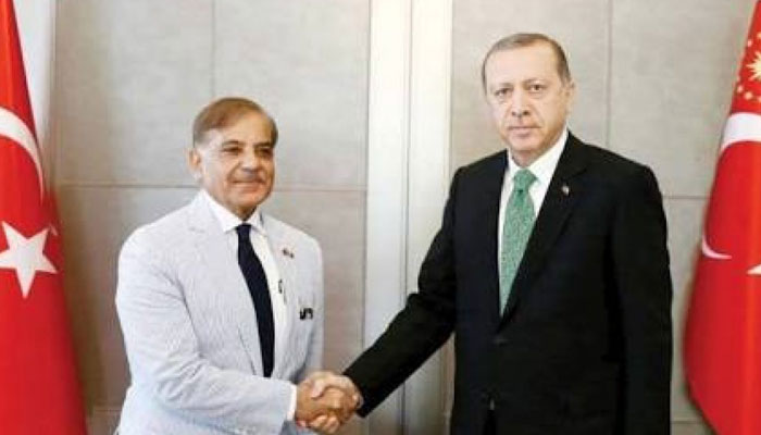 آپ کے وزیراعظم منتخب ہونے کی خبر پر بے حد مسرور ہوں، طیب اردوان کی شہباز شریف سے گفتگو— فوٹو: فائل