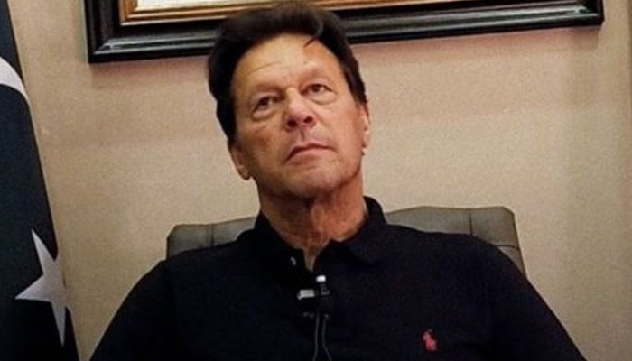 گزشتہ روز  عمران خان نے ٹوئٹر اسیپسس(Twitter Spaces)کے سیشن میں اظہار خیال کیا—فوٹو: پی ٹی آئی ٹوئٹر