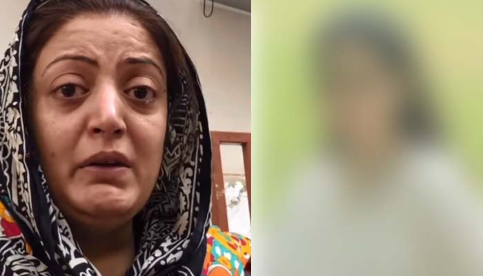 دعا زہرہ کی والدہ کی ویڈیو سوشل میڈیا پر زیر گردش ہے جس میں وہ اپنی بیٹی کے لیے پیغام دے رہی ہیں/ اسکرین گریب