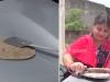 ویڈیو :  تپتی گرمی اور آگ برساتا سورج ، خاتون نے کار پر ہی روٹی پکاڈالی