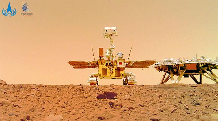 چینی روور مریخ کی سطح پر پانی کے شواہد ڈھونڈنے میں کامیاب