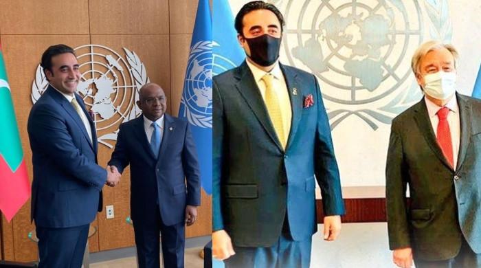 بلاول بھٹو کی اقوام متحدہ کے سیکرٹری جنرل اور جنرل اسمبلی کے صدر سے ملاقات