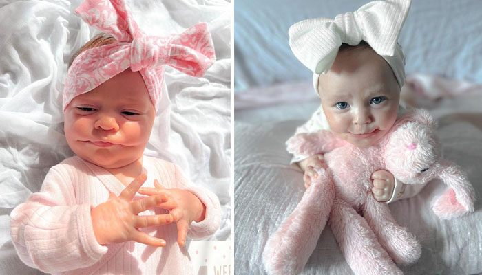 آئلا سمر کی پیدائش دسمبر 2021 میں ہوئی، بچی کی پیدائش تک والدین کو یہ ہی علم تھا کہ ان کی بچی بالکل صحت مند پیدا ہوگی—فوٹو: انسٹاگرام