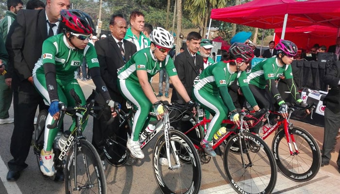 پاکستان سائیکلنگ ٹیم کو بھارتی ویزے جاری کر دیے گئے ہیں۔—فوٹو: فائل