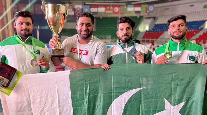 ماس ریسلنگ ورلڈ چیمپئن شپ میں پاکستان نے تیسری پوزیشن حاصل کرلی
