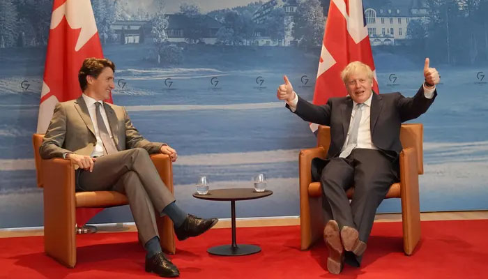 برطانیہ اور کینیڈا کے وزرائے اعظم / اسکرین شاٹ