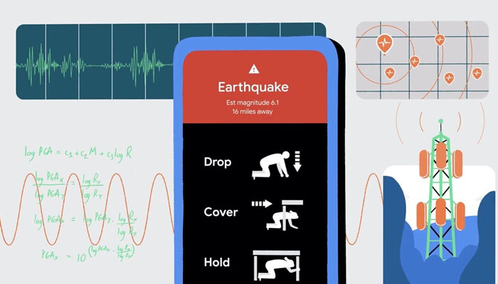 یہ الرٹ سسٹم بلاقیمت ہے اوراینڈرائیڈ پلیٹ فارم کا ایک مددگار فیچر ہے جو دنیا بھر میں زلزلوں کا پتا لگاتا اور لوگوں کو آگاہ کرتا ہے/ فائل فوٹو