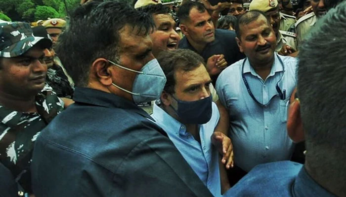 مودی کے دور حکومت میں بھارت ایک پولیس اسٹیٹ بن گیا ہے: راہول گاندھی/ فوٹو: ہندستان ٹائمز