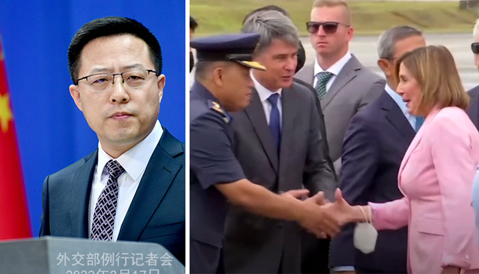 امریکا بدمعاشی کی سیاست پر گامزن ہے، نینسی پلوسی کا دورہ تائیوان کا اختتام امریکیوں کیلئے اچھا ثابت نہیں ہوگا: چینی وزارت خارجہ