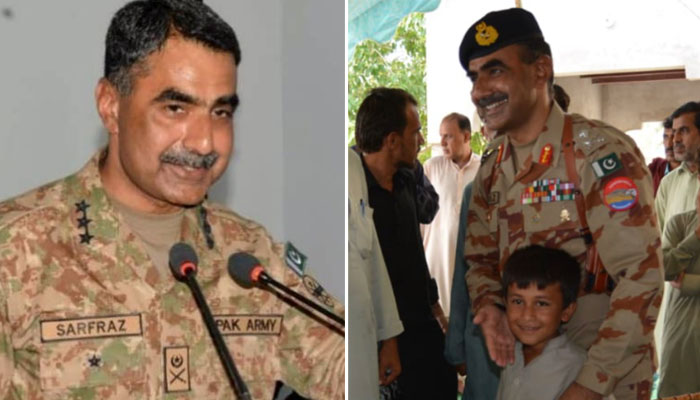 شہید لیفٹیننٹ جنرل سرفراز علی کو سوشل میڈیا کے مختلف پلیٹ فارمز پر خراج عقیدت پیش کرنے کے لیے ان کی زندگی سے کچھ یادگار تصاویر اور ویڈیو شیئر کی جارہی ہیں/ فوٹو سوشل  میڈیا