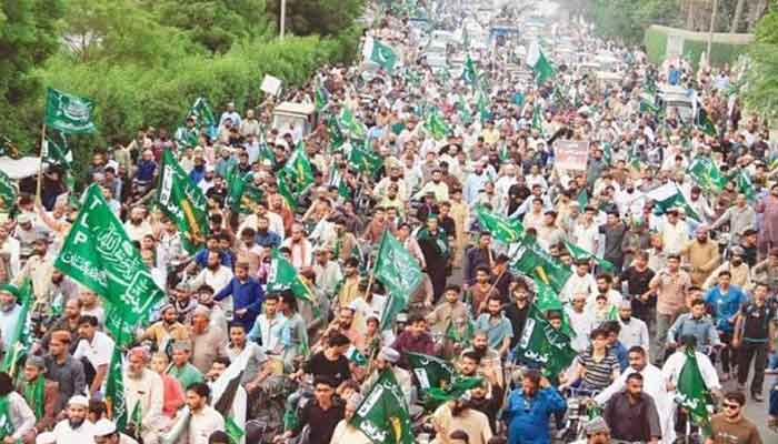 ایک ماہ قبل پریڈ گراؤنڈ میں جلسے کی اجازت مانگی گئی لیکن اجازت نہیں دی گئی: سیکرٹری اطلاعات ٹی ایل پی۔ فوٹو فائل