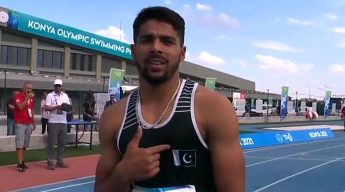 پاکستان کے نوجوان ایتھلیٹ شجر عباس نے 200 میٹر ریس میں قومی ریکارڈ بنادیا