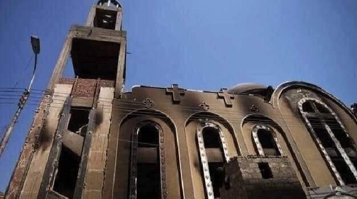 قاہرہ کے گرجا گھر میں آتشزدگی سے 41 افراد ہلاک