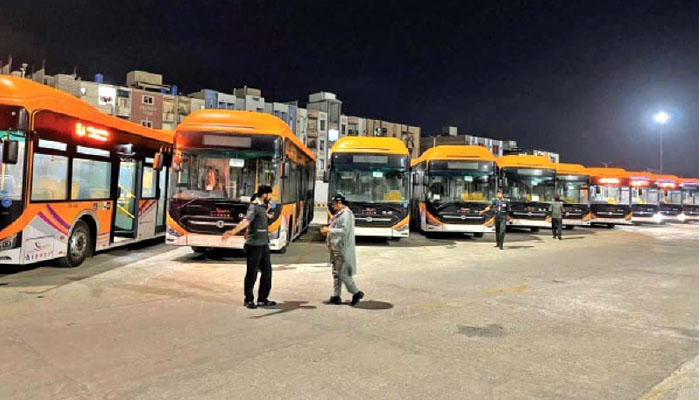 اورنج لائن سے اورنگی، بنارس اور نارتھ ناظم آباد سمیت اطراف کے شہریوں کو محفوظ سفری سہولت میسر آئے گی: وزیر ٹرانسپورٹ سندھ۔ فوٹو فائل