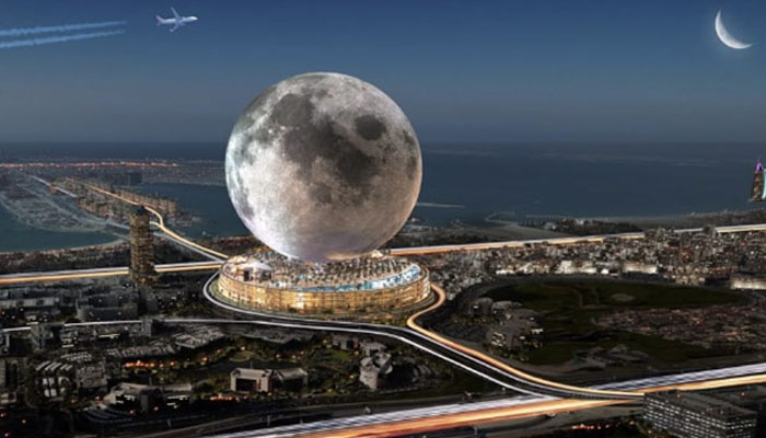 چاند کی سطح کو نقل کرتے ہوئے ہوٹل کو 48 ماہ میں تعمیر کیا جائے گا جس کی مجموعی اونچائی 735 فٹ ہوگی،غیر ملکی میڈیا