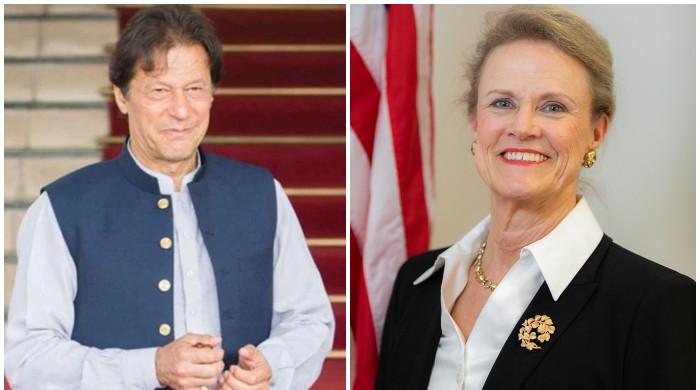 عمران خان سے سابق خاتون امریکی سفارت کار رابن رافیل کی ملاقات