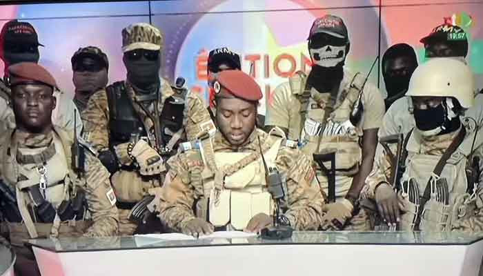Military officers sacked their own commander
