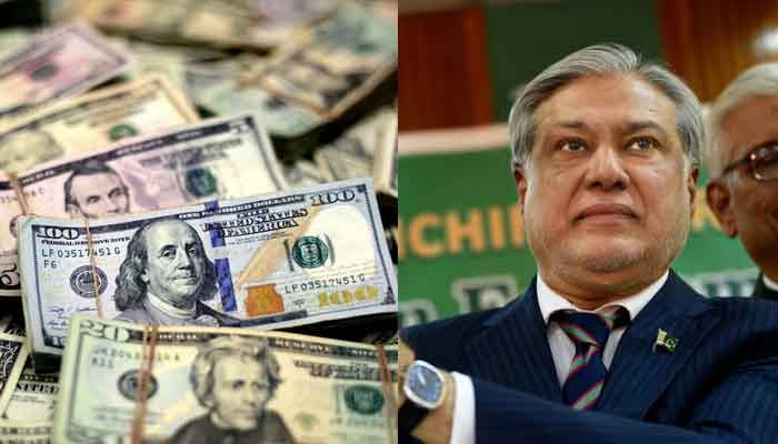 اس وقت ڈالربین الاقوامی طورپرمضبوط ہے لیکن اپنی پالیسیوں کے تحت ڈالر کو 200 روپے سےکم پرلائیں گے: وفاقی وزیر خزانہ— فوٹو: فائل
