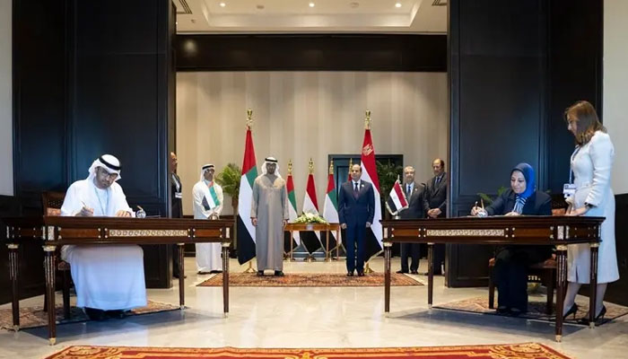 The agreement was signed during the COP27 International Climate Change Conference/Photo Al Arabiya