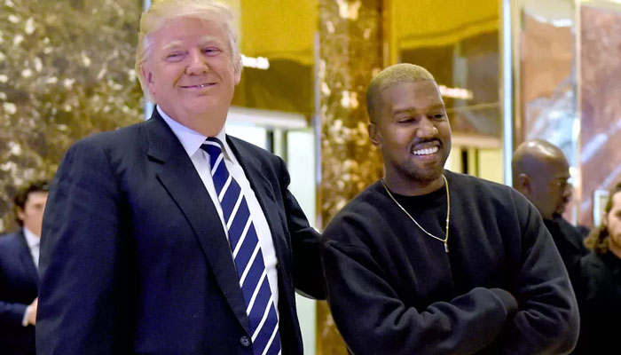 Kan West and Donald Trump/AFP photo