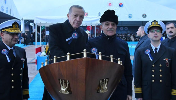 Addressing the ceremony, Prime Minister Shahbaz Sharif said he was happy to visit Turkey again - Photo: PM House