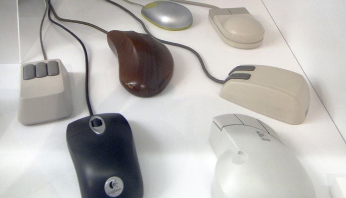 A few mouses made between 1986 and 2007 / Photo courtesy of Wikipedia