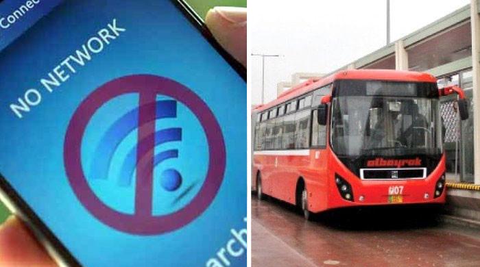 راولپنڈی: بعض علاقوں میں موبائل سروس بند، تین بجے تک میٹرو بس بھی نہیں چلے گی